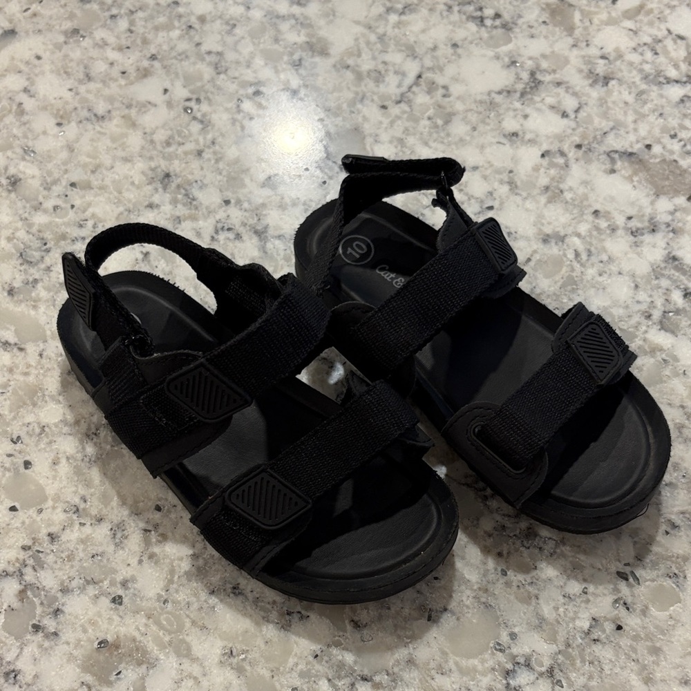 Cat & Jack Black Kids Sandals